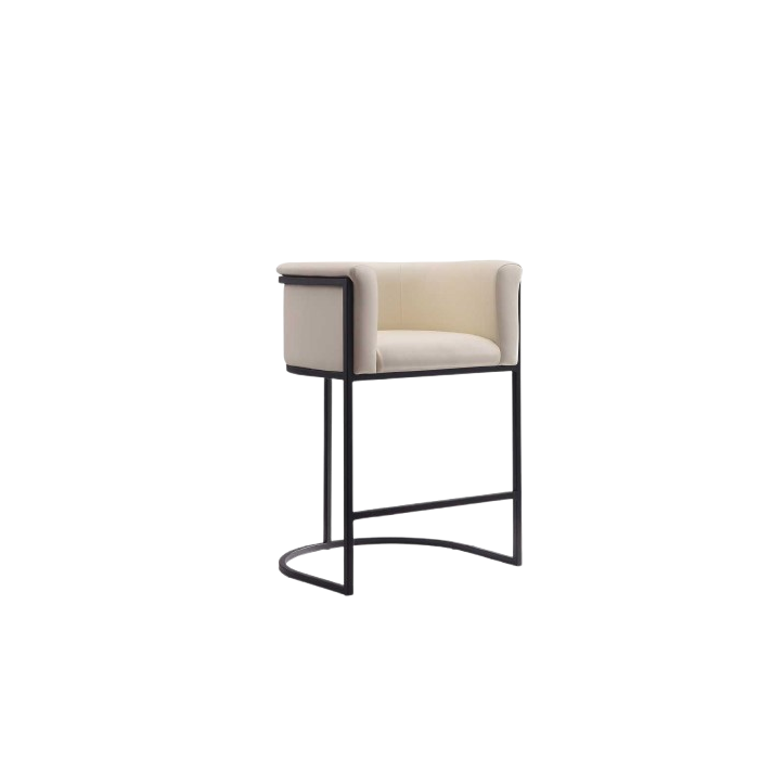 Cosmopolitan Metal Upholstered Counter Stool