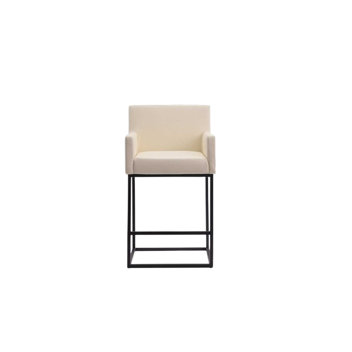 Ambassador Metal Upholstered Counter Stool