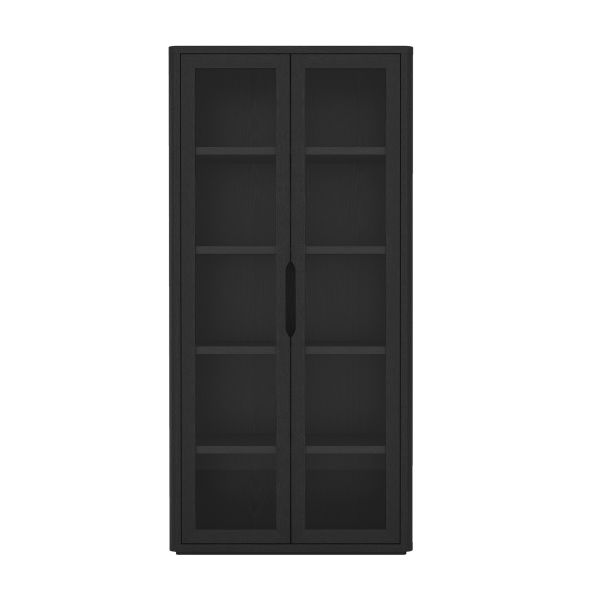 Rivington Tall Glass Door Display Cabinet