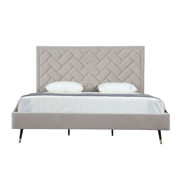 Crosby Upholstered Velvet King Bed
