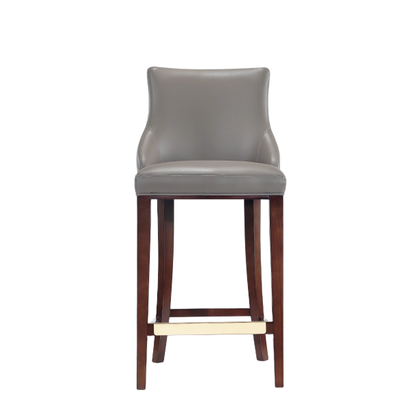 Shubert Wood Upholstered Barstool