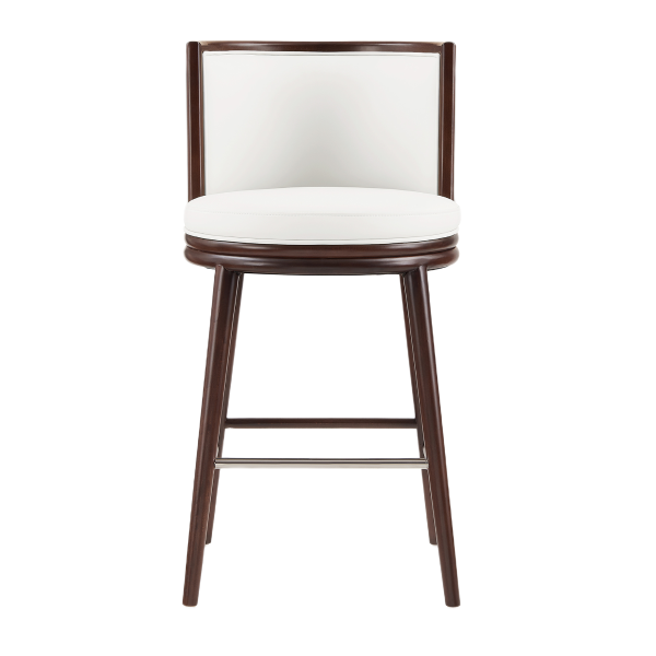 Evalyn Wood Upholstered Barstool