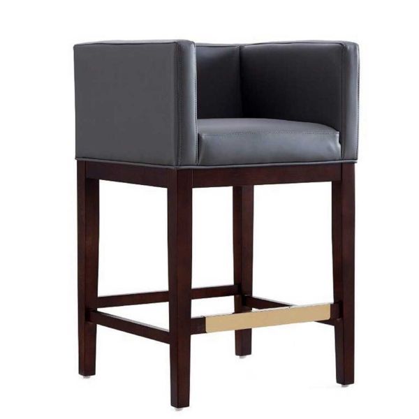 Kingsley Wood Upholstered Counter Stool
