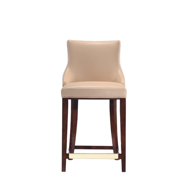 Shubert Wood Upholstered Counter Stool