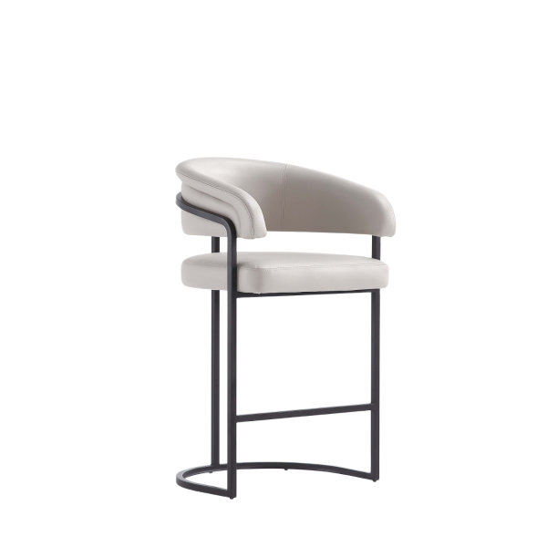 Augusta Metal Upholstered Counter Stool