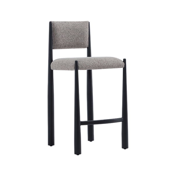 Lennor Metal Boucle Counter Stool