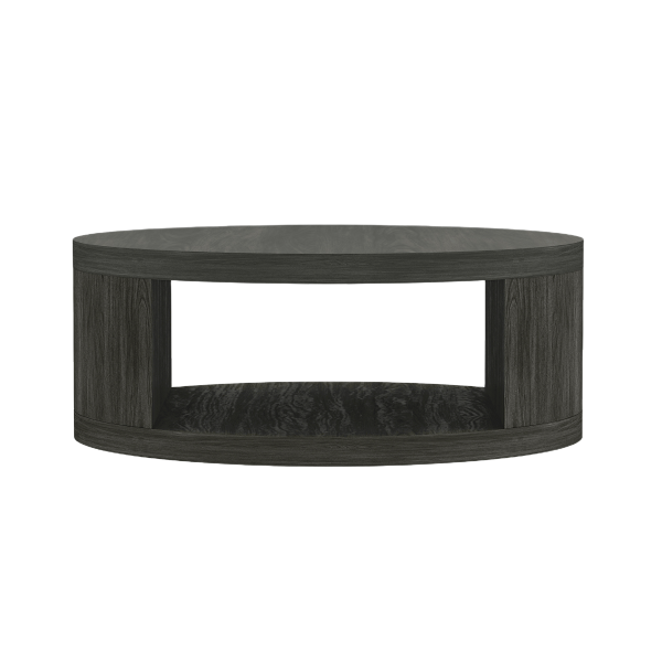 Alure 36" Round Coffee Table in Charcoal
