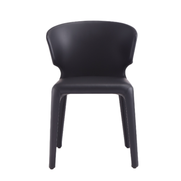 Conrad Upholstered Dining Chair in Black - Set of 2