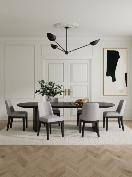 Gansevoort Wood Vegan Leather Dining Chair - Set of 2