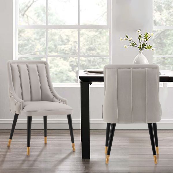 Eda Wood Upholstered Dining Chair