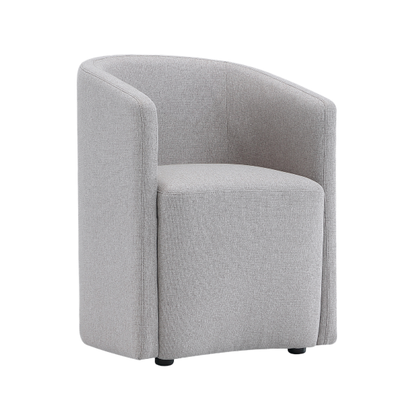 Hearth Upholstered Armchair in Light Gray