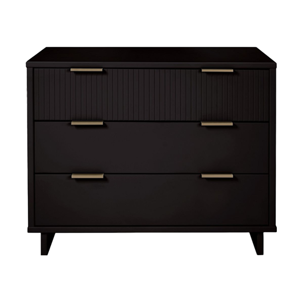Granville 38" Dresser in Black (3-Drawer)