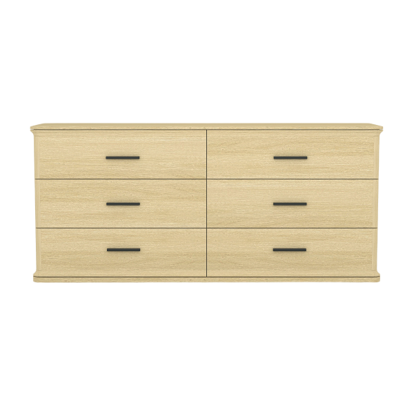 Clifford Dresser in Natural Oak (6-Drawer)