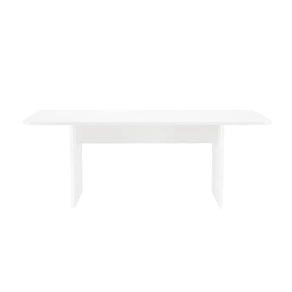 Ella 79" Dining Table in White