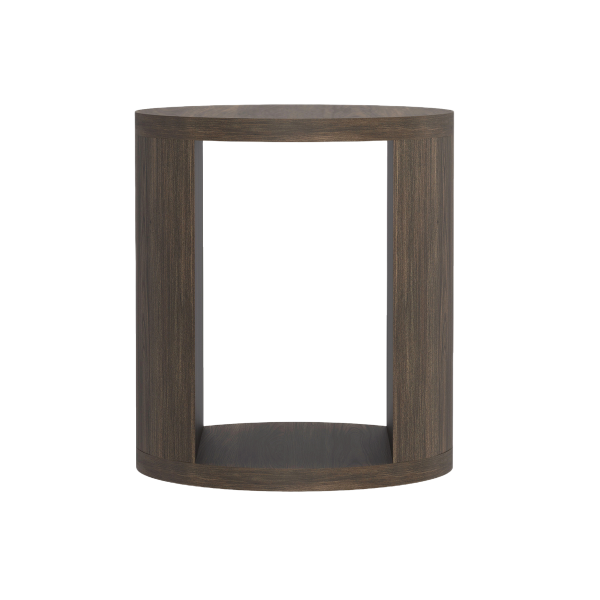 Alure 20" Round End Table in Walnut