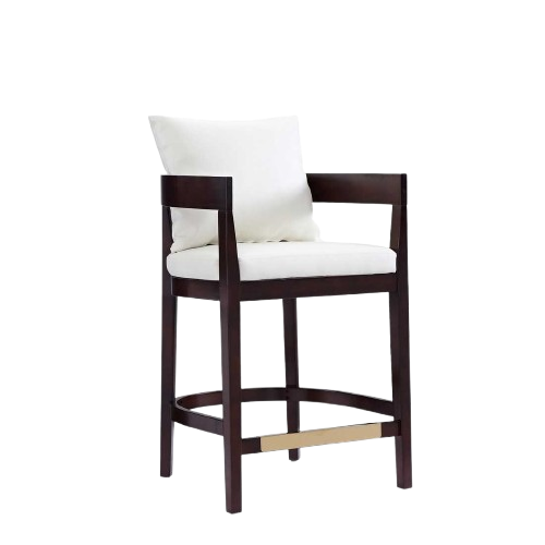 Ritz Wood Upholstered Counter Stool