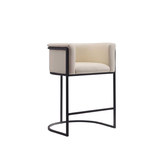 Cosmopolitan Metal Upholstered Counter Stool