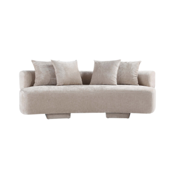 Verandah 91" Chenille Sofa in Beige