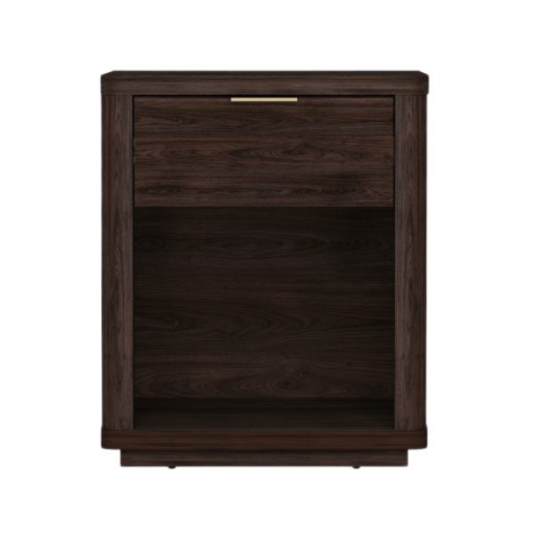 Evelyn 20" Nightstand in Brown (1-Drawer)