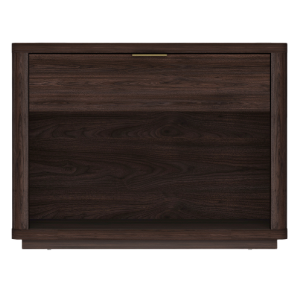Evelyn 32" Nightstand in Brown (1-Drawer)