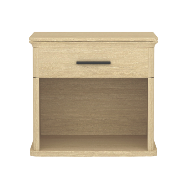 Clifford Nightstand in Natural Oak (1-Drawer)