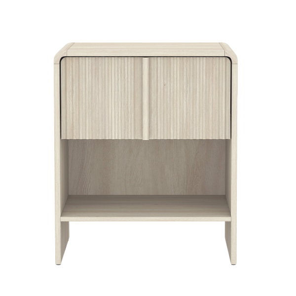 Novara 22" Nightstand in Whitewashed Oak (1-Drawer)