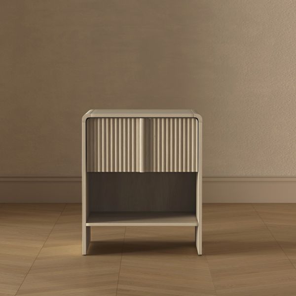 Novara 22" Nightstand in Whitewashed Oak (1-Drawer)