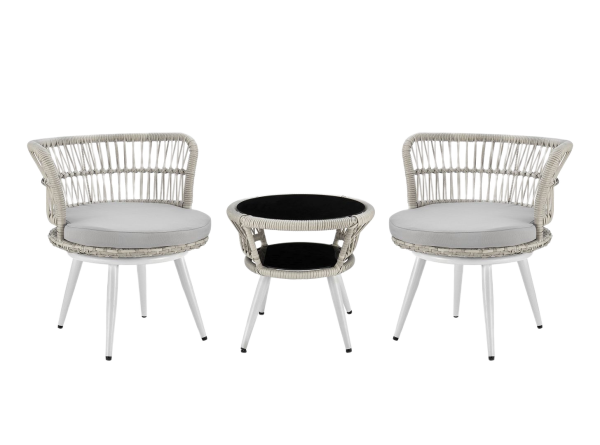 Monaco 3-Piece Conversation Set