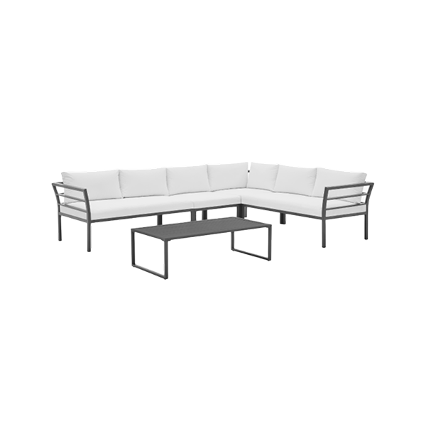 Sunnyside 5-Piece Conversation Set in White