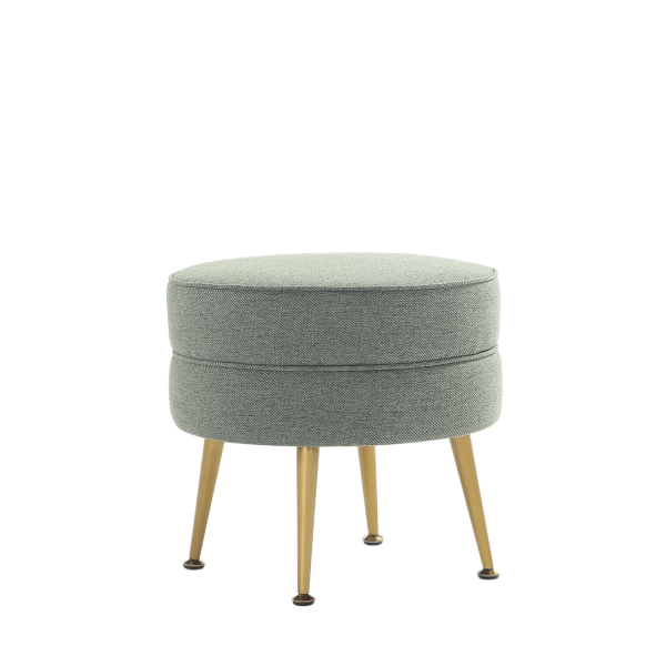 Bailey Upholstered Accent Ottoman in Sage Green