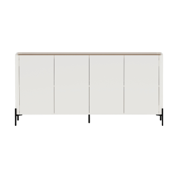 Abbey 67" Sideboard in Maple and Off White