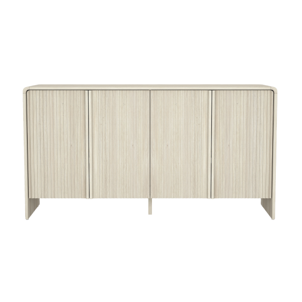 Novara 60" Sideboard in Whitewashed Oak (4-Door)