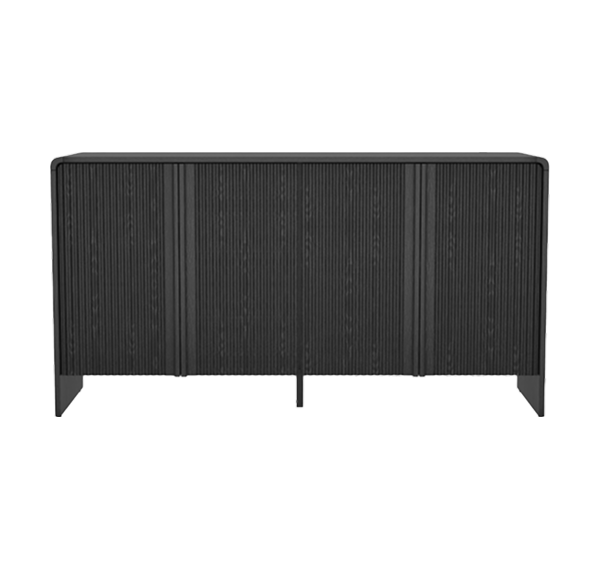 Novara 60" Sideboard in Black (4-Door)