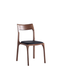 Moderno Wood Vegan Leather Dining Chair - Set of 2