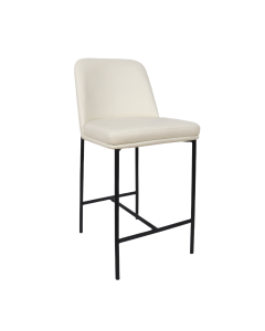 Loft Metal Vegan Leather Counter Stool - Set of 2