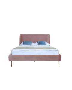 Heather Upholstered Velvet Full Bed