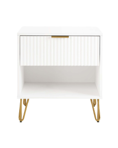 Dumbo 20" Fluted Nightstand (1-Drawer)