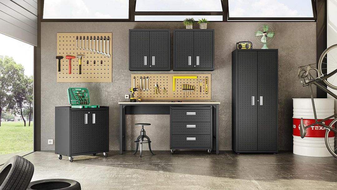 Upgrade Your Garage Space with Manhattan Comfort's Storage Solutions