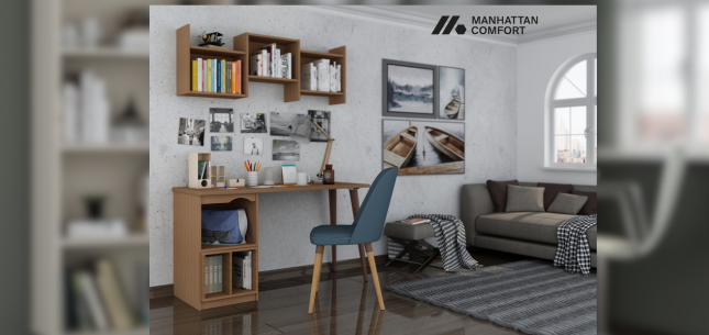 Modern Home Office Furniture Solutions for Small and Large Spaces  Manhattan Comfort